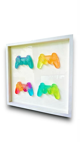 Cuadro 4 Controles Nintendo  54x54 cm