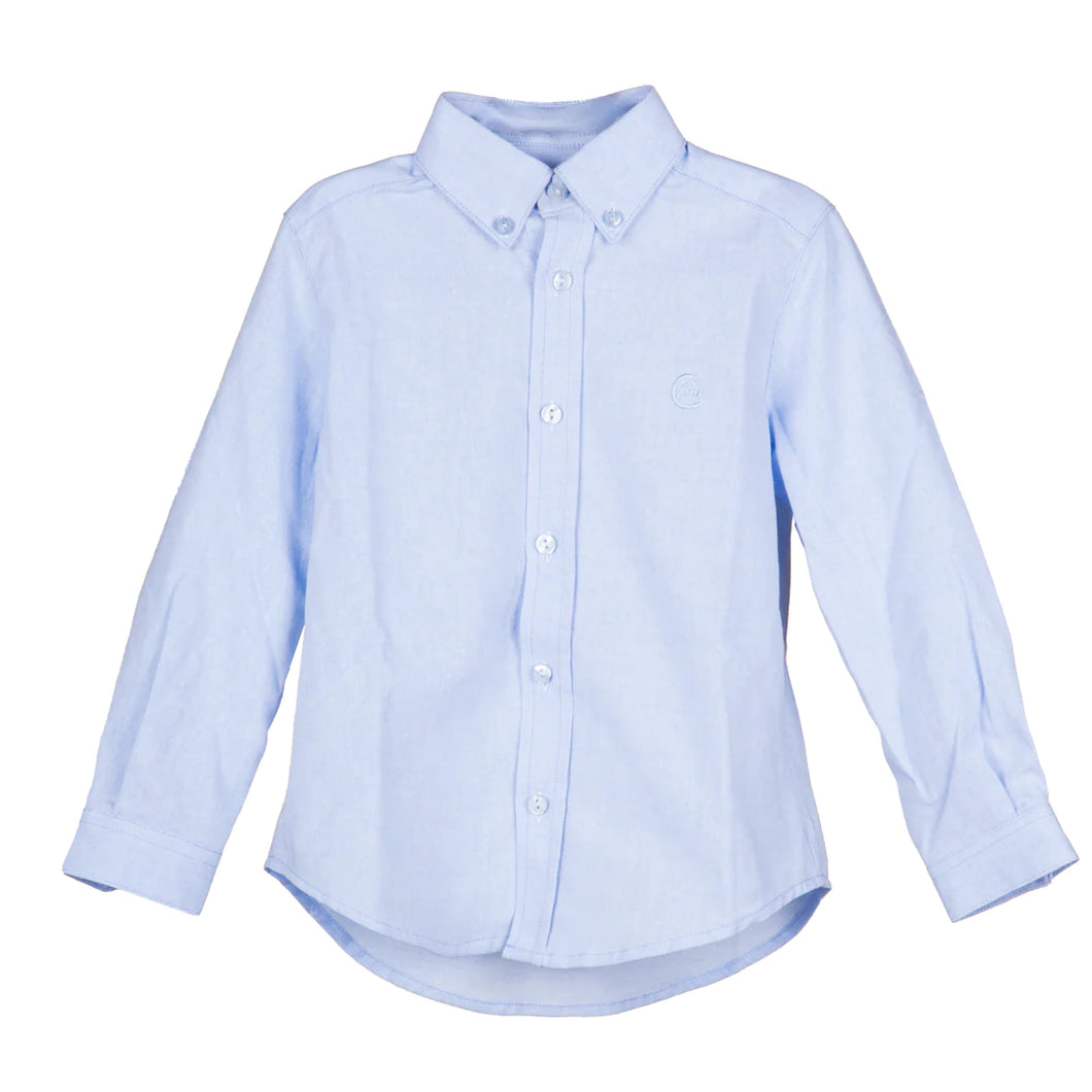 Camisa Basico Niño Azul Claro