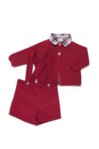 Conjunto Chaqueta Niño Pantalon Pana Tirantes Rioja