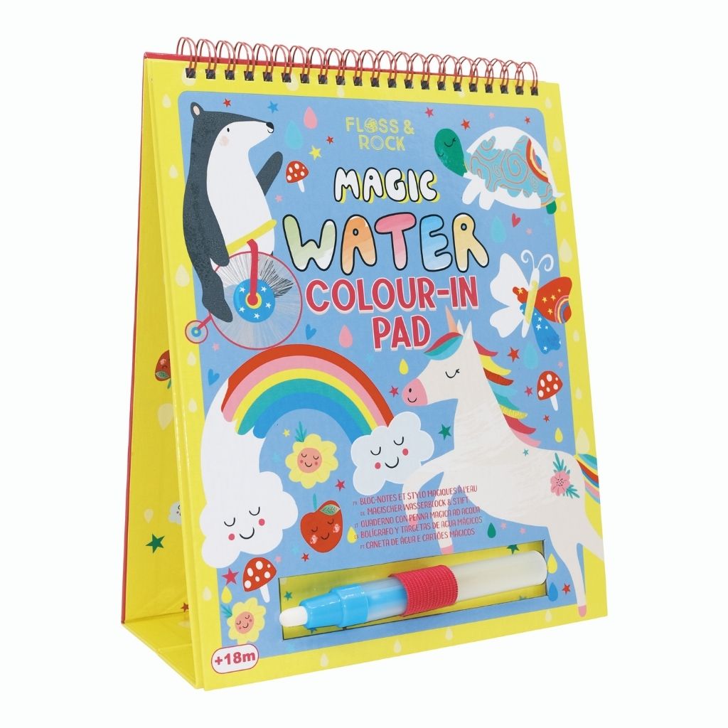 Libreta Magica Reutilizable, Pinta con Agua Hadas y Arcoiris