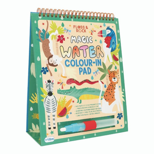 Libreta Mágica Reutilizable Pinta con Agua, Jungla TOC-TOC