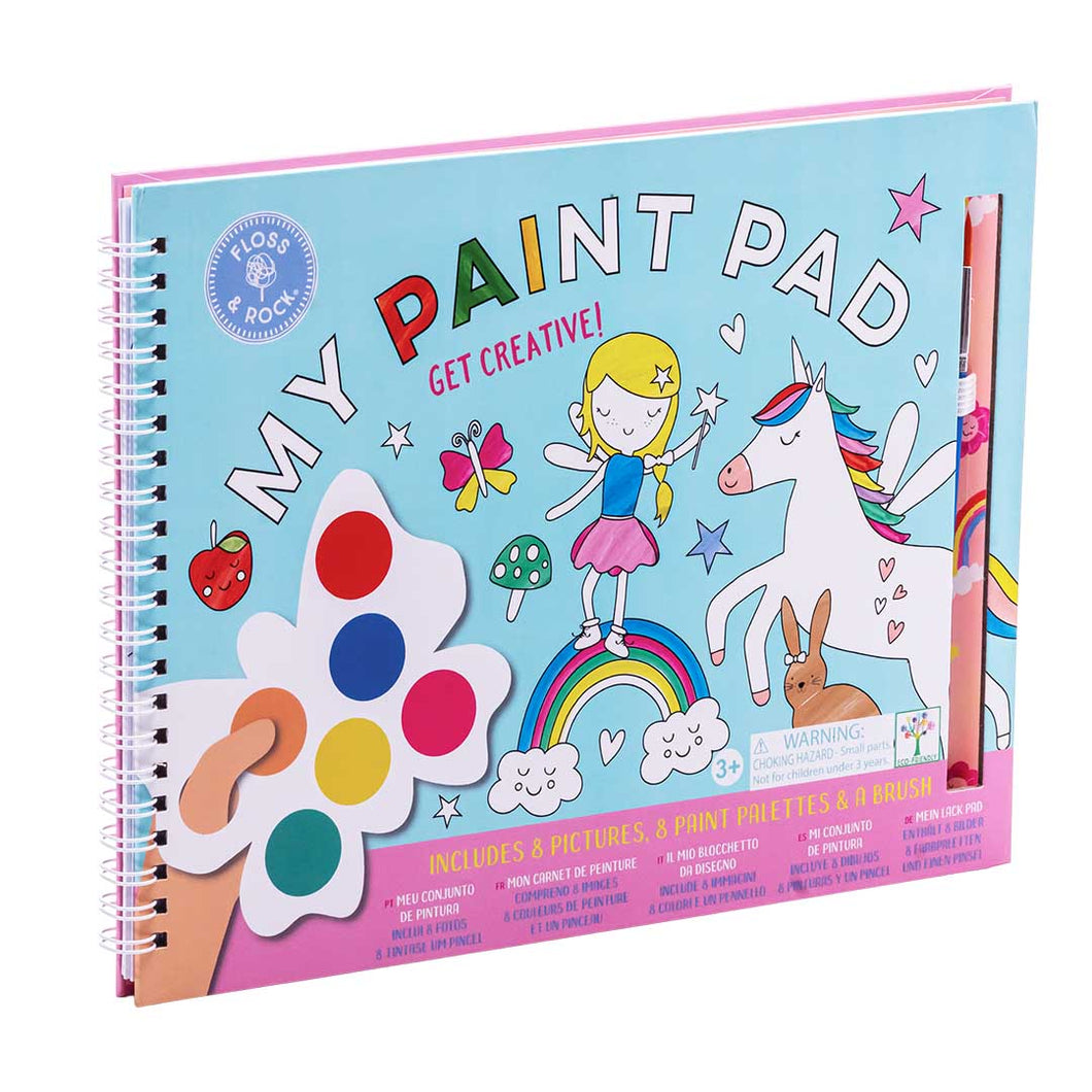 Cuaderno para Pintar, Hadas y Unicornios TOC TOC