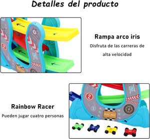 Pistas de Carros Rampas para Niños PORFYDYA