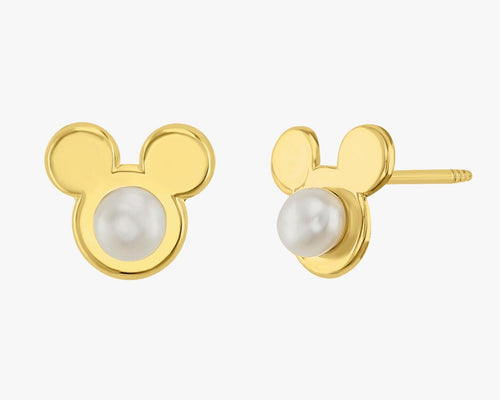 Broquel Mini Mickey Basic Perla ENTRE JOYAS