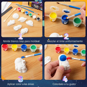 Kit de Pintura para Niños Ceramica PORFYDYA