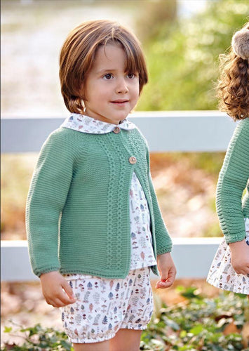 Conjunto Chaqueta Niño Pantalon Bosque  Hoja