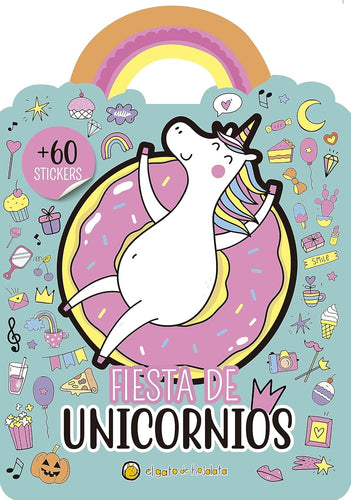 Libro Unicornio Pintar y Stickers PORFYDYA