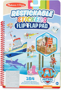 Paw Patrol Bloc Flip-Flap de Pegatinas Reutilizables - Bahía de Aventuras