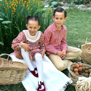 Vestido Marsella Rojo  PETIT NENE