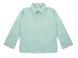 Camisa Cuadros Menta