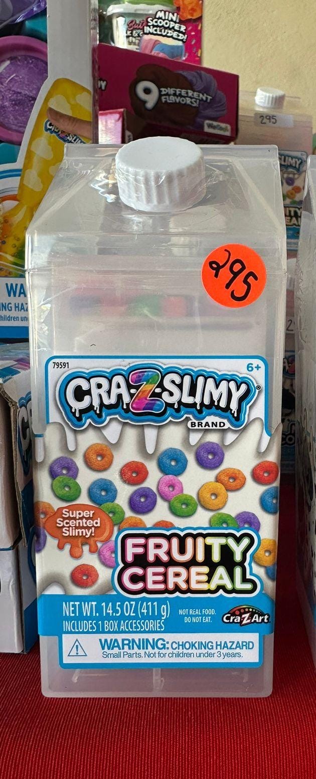 Butter Fruity Cereal cra-z-Slimy