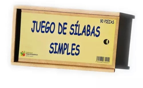 Juego Silabas  CHIKY MARKET