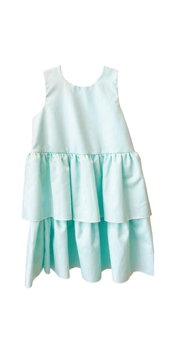 Vestido Menta Rayas PETIT NENE