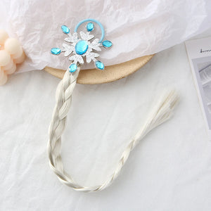 Trenza con Liga para Pelo Frozen PORFYDYA