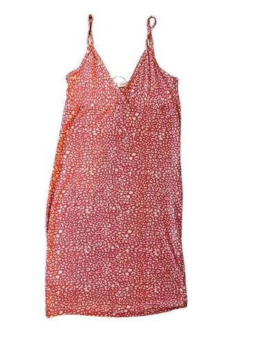 (Camisón leopardo rosa) Camisón leopardo rosa con blanco HILOS MEILY