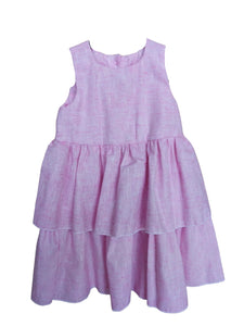 Vestido Rosas Liso Alesandra PETIT NENE