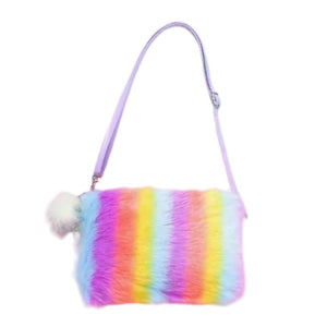 Bolso Arcoiris Peluche PORFYDYA