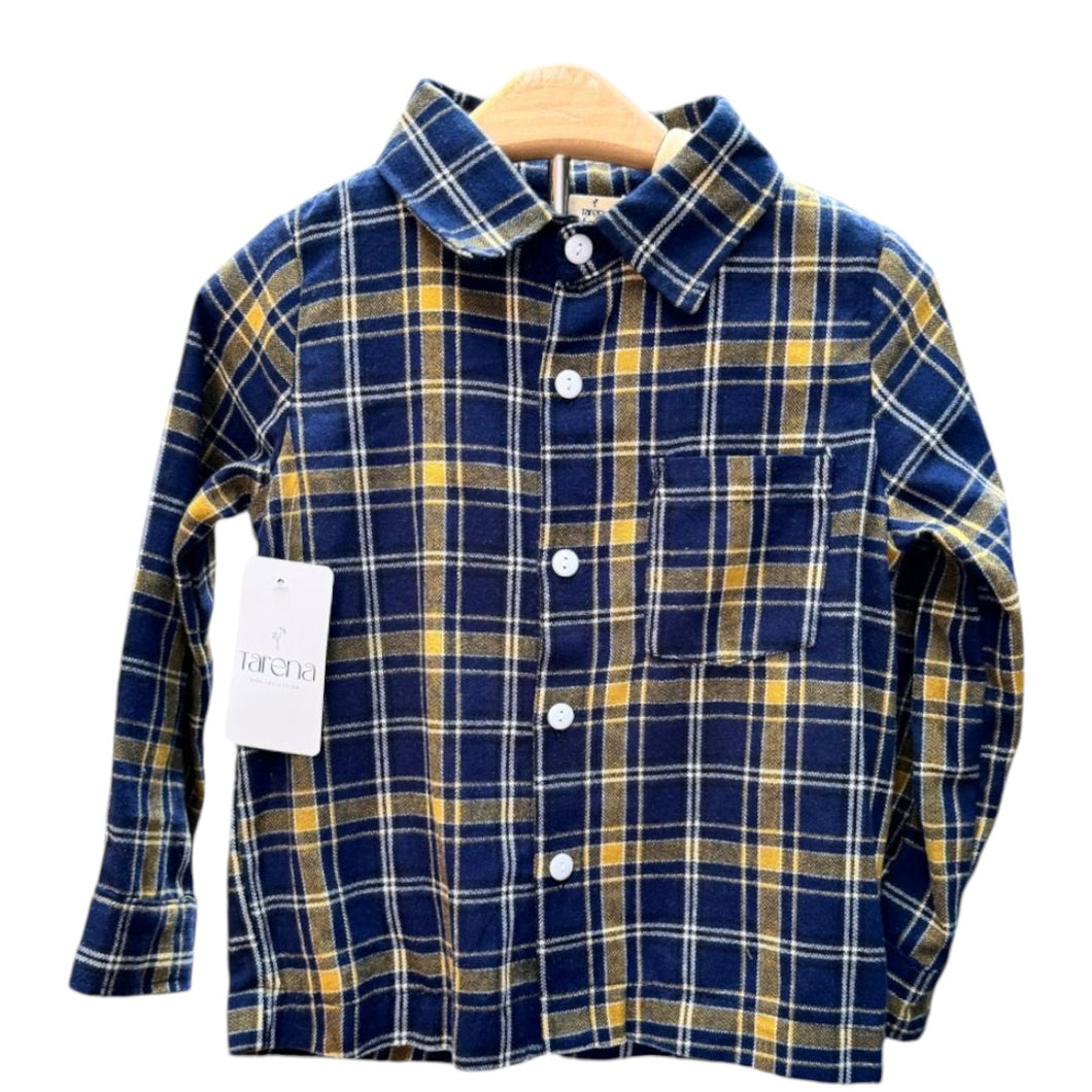 Camisa Patricio Azul/Amarillo  TARE KIDS