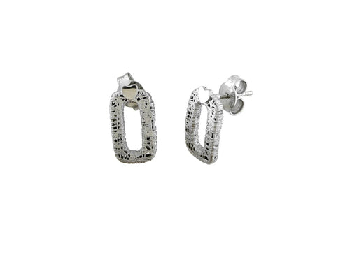 Aretes Love Plata