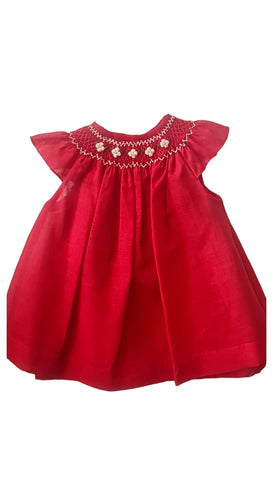 Vestido Smock Rojo PETIT NENE