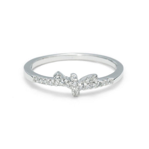 Anillo Plata Knot  Talla 6   Plata