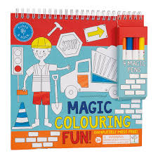 Cuaderno Mágico para Colorear - Construcción TOC TOC