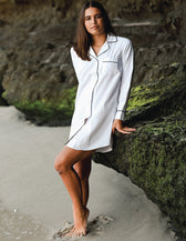 Creta White Boyfriend Shirt